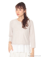 ブークレプリーツタンクセット/ブラウン