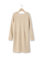 ラメツイードワンピース/ライトベージュ(051)