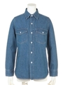 DENIM L/S SHIRT/INDIGO