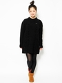 FISHERMAN KNIT DRESS/ブラック