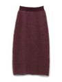 【emmi atelier】シンプルタイトスカート/WINE