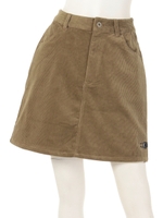 コーデュロイ台形スカート/グレー