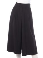 後ろギャザースカーチョ/ブラック