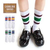 CAROLINA SOCKS（カロライナソックス）ラインソックス［バイカラー］