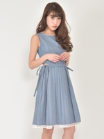 サイドオープンワンピース/オフホワイト