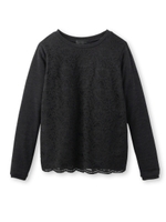 スカラップレースニット/オフホワイト(003)