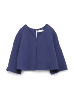 袖フレアトップス/NVY