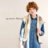 sycomore blanche（シカモアブランシュ）ムートンベスト