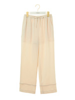 【emmi atelier】リラックスワイドパンツ/WHTxBLK