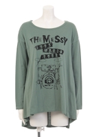 ザ・メッシー変形チュニック/カーキ