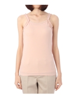 パールビジュー付きキャミソール/ピンク系(072)