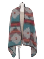 Mix杢天竺ラウンドネックプルオーバーXネイティブストール/ベージュ