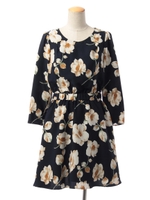 SOカミーリアワンピ/ネイビー