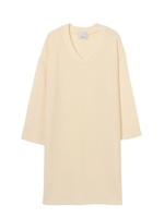 【O】VネックオーバーOPS/WHITE