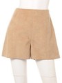 【GREED】ＤＯＵＢＬＥ　ＳＵＥＤＥ　Ｓｈｏｒｔ　Ｐａｎｔｓ/BEIGE