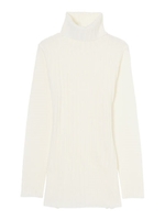 サイドスリットニットTOP/WHITE
