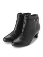 ベルトショートブーツ/ダークブラウン(043)