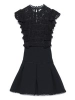 レースドッキングワンピース/WHTxBLK