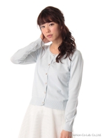 定番カーディガン/ライトブルー