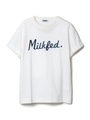 EMBROIDERED ROLL UP S/S TEE/グリーン
