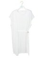 【emmi atelier】リボンベルトワンピース/WHT