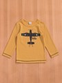 ★キープウオーマー長袖Tシャツ飛行機PT付き/イエロー