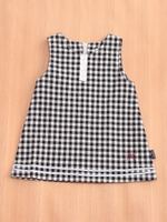 ギンガムJスカート/オフホワイト