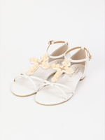 クロスサンダル/キャメル