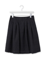 コードボーダーフレアスカート/ブラック(319)