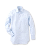 ドビーストライプレギュラーカラーシャツ/ライトブルー(091)