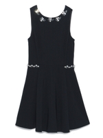 フラワービジューワンピース/BLK