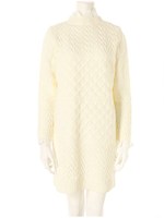 レースドッキングニットワンピース/ピンク