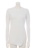 line cut knit TOP/グレー