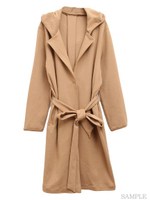 ガウンフードコート/グレー