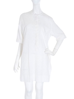 Linenカフタンワンピース/ホワイト