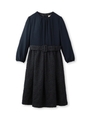special for anatelier 切り替えワンピース/ブルー系(094)