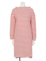 【mystic】ボーダーワンピース/RED