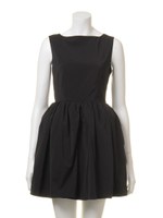 タフタミニドレス/BLK