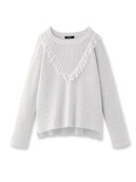 フリンジニットプルオーバー/グレー(012)