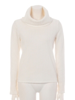 【期間限定スペシャルプライス】ミニケーブルボリュームネックTOP/WHT