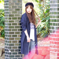 ライトデニム チェスターコート