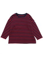 STRIPED L/S BIG TOP/レッド