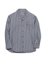【GELATO PIQUE HOMME】ストライプパジャマシャツ/NVY