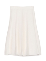 ストライプニットスカート/WHT