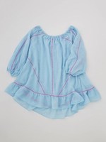 バイカラーフレアチュニック/SAXE