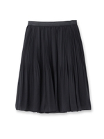 ラメシフォン消しプリーツスカート/ナチュラル(050)