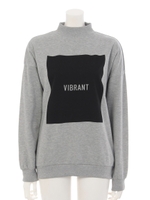 裏毛ハイネックPO/杢GRY