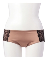 LANGELIQUE(ランジェリーク)Hot peachボーイズショーツ/ブラウン(142)