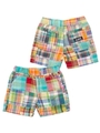 PATCHWORK SHORT PANTS/GREEN