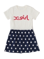 S/S TEE DRESS PRINTED STAR（4T〜7T）/ホワイト